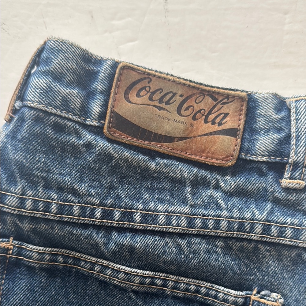 Vintage RARE High Rise Coca Cola Jeans - Picture 2 of 16